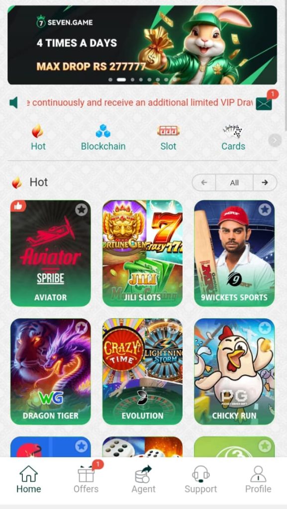 Top Ten Games Available in Seven Game APK