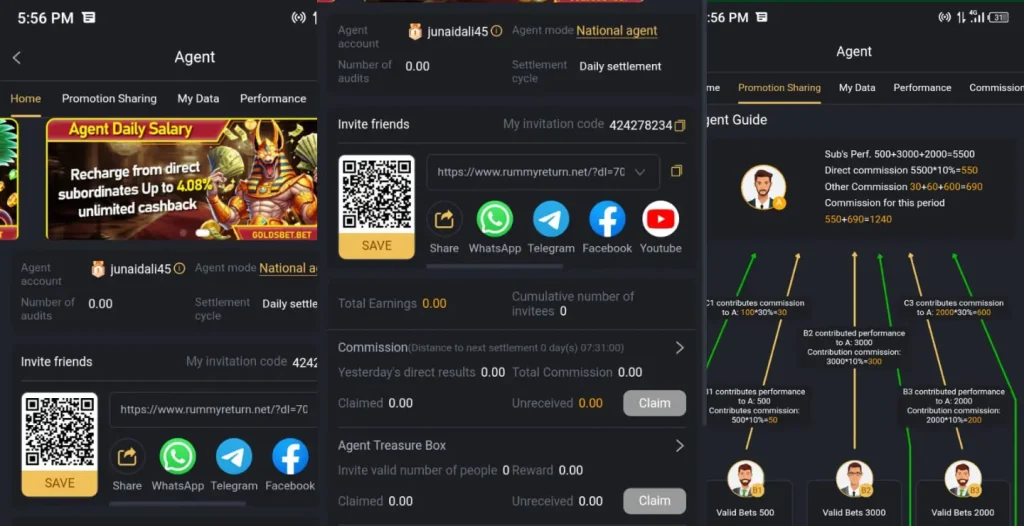 Golds Bet Game Referral Program