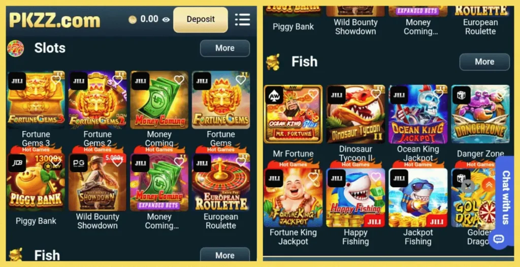 Top Casino-Style Game Available on PKZZ APK