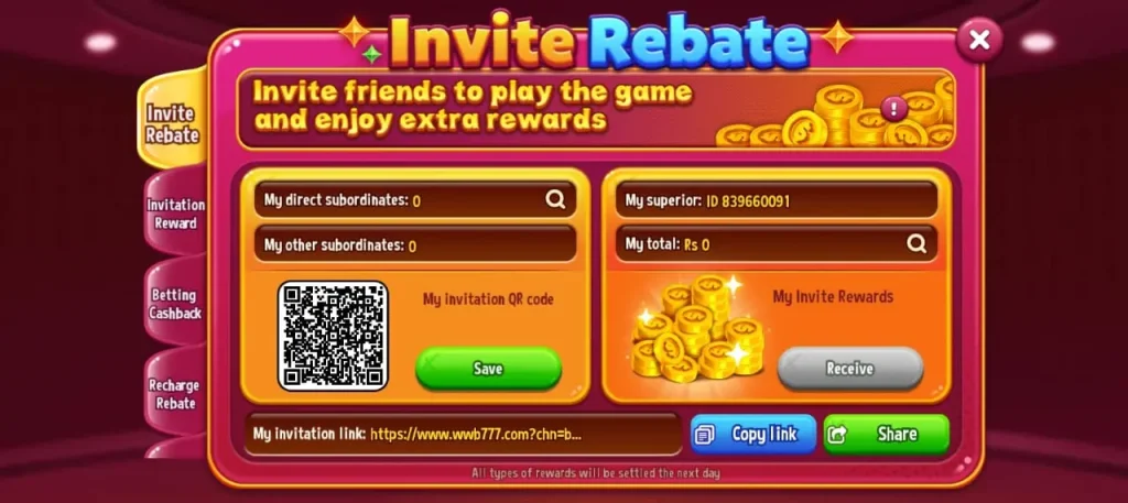 WWB777 Game Referral Program