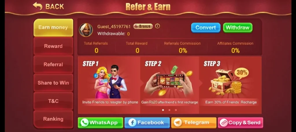 jeetbaz patti referral program
