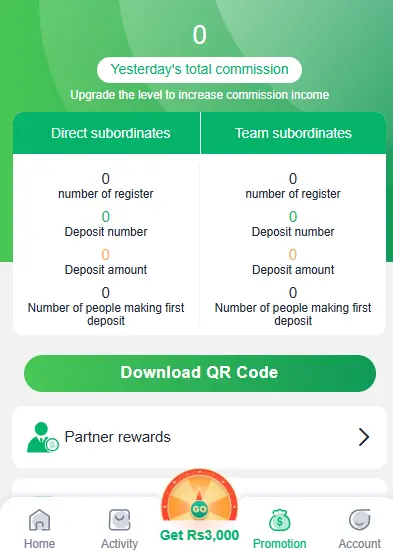 basant club game referral program system