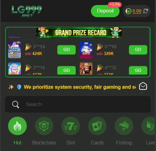 LG999 Game App