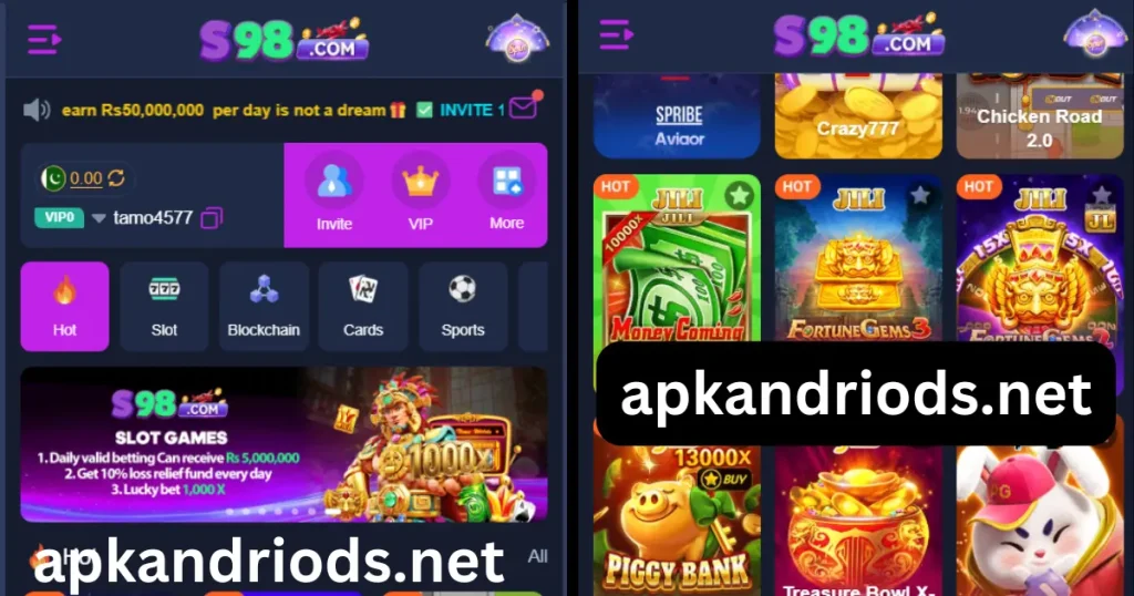 s98 game app